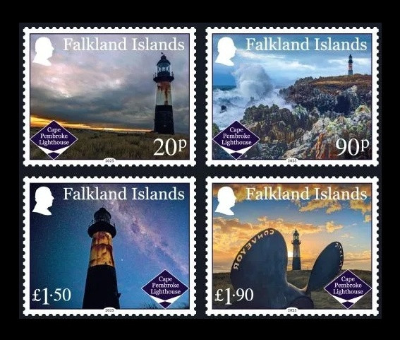 2025 Фолкленды 1570-1573 Достопримечательности Фолклендских островов (II). Маяк Кейп Пемброк