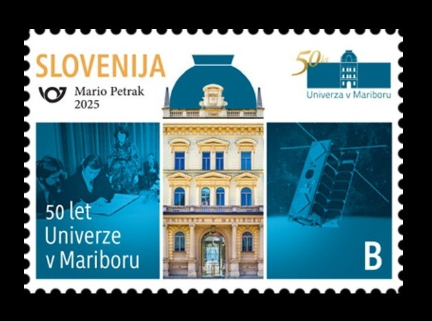2025 Словения 1686 Мариборский университет. Космос. Спутник