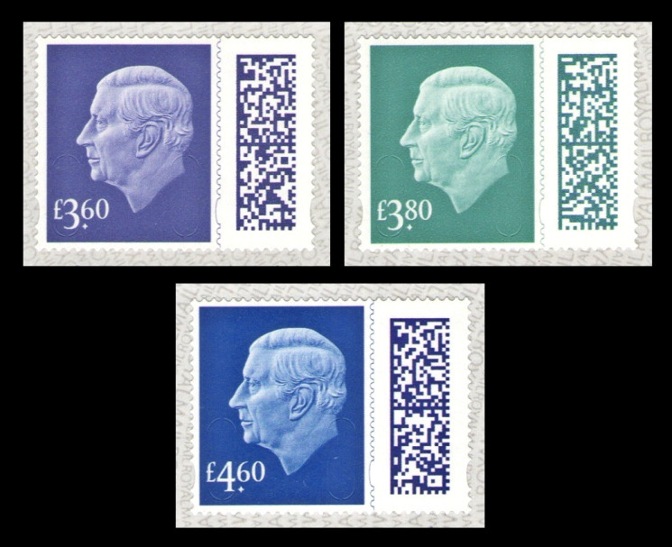 2026 Великобритания 5913-5915 Стандарт. Король Карл III