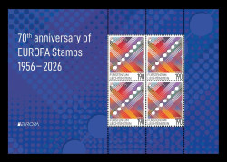 2026 Лихтенштейн 2204 Европа. 70-летие почтовых марок EUROPA (МЛ)