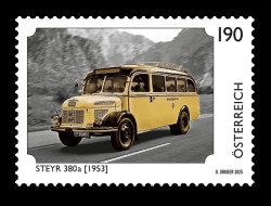 2025 Австрия 3913 Почтовый автобус Steyr 380a