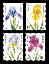 2026 Румыния 8618-8621 Флора. Цветы. Ирисы