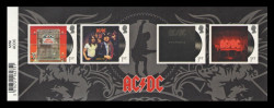 2025 Великобритания 5597-5600 Музыка. Рок-группа AC/DC (блок)