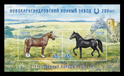 2025 Россия 3463-3464 Фауна. Лошади Новоалександровского конного завода