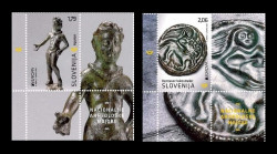 2025 Словения 1679-1680 Европа. Национальные археологические открытия. Аполлон и Кентавр (с купонами)
