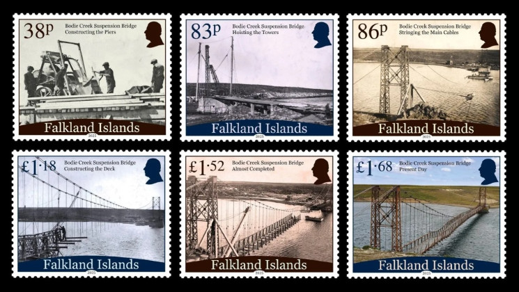 2025 Фолкленды 1560-1565 Мост Боди-Крик