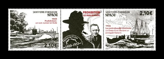 2025 Сен-Пьер и Микелон 1447-1448 Торговцы ромом. Корабли
