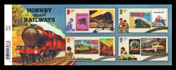 2026 Великобритания 5869-5872 Модели железных дорог Hornby. Локомотивы. Паровозы. Поезда (блок)