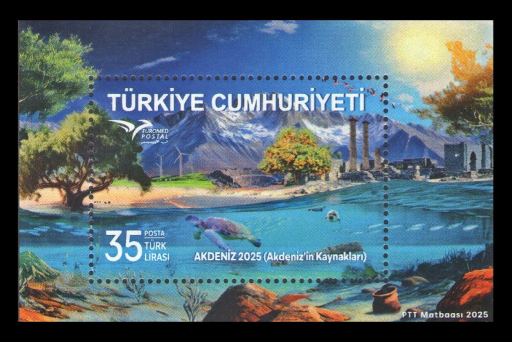 2025 Турция 4804 EUROMED. Ресурсы Средиземноморья. Морская фауна