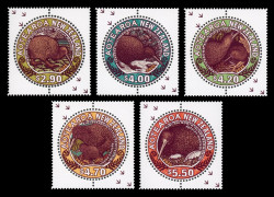 2025 Новая Зеландия 4180-4184 Фауна. Птицы киви