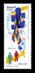 2014 Бразилия 4140 МЕРКОСУР. Борьба с дискриминацией людей с аутизмом