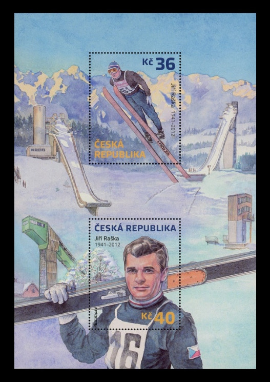 2026 Чехия 1342-1343 Чемпион зимней Олимпиады 1968 в Гренобле в прыжках с трамплина Иржи Рашка