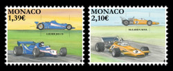 2025 Монако 3736-3737 Формула-1. Гоночные автомобили Ligier JS11/15 и McLaren M19A