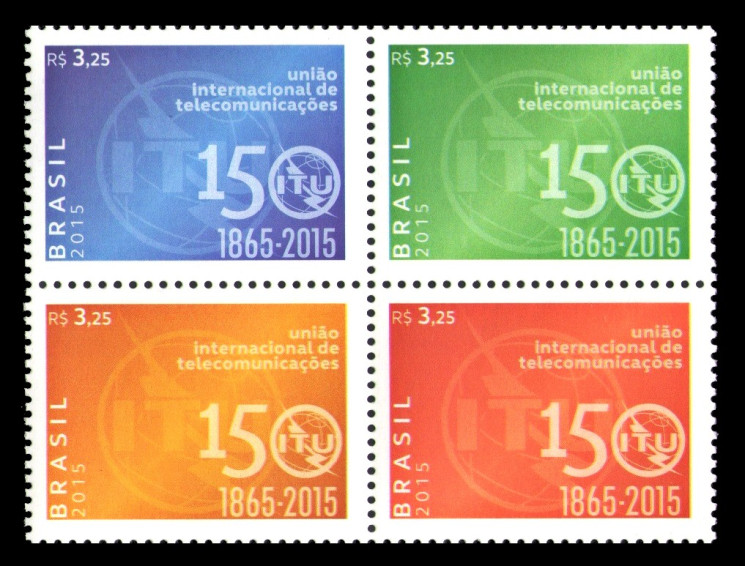 2015 Бразилия 4228-4231 Международный союз электросвязи (МСЭ)