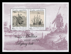 2025 Чехия 1332-1333 Искусство. Корабли на гравюрах Вацлава Холлара