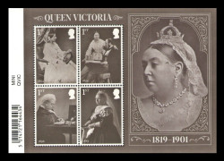 2025 Великобритания 5805-5808 Королева Виктория на почтовых марках (блок)