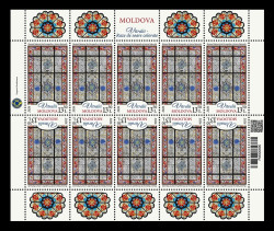 2026 Молдова 1382 Витражи (МЛ)