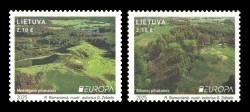 2025 Литва 1442-1443 Европа. Национальные археологические открытия. Курганы Билионис и Медвегалис