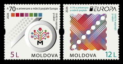 2026 Молдова 1372-1373 Европа. 70-летие почтовых марок EUROPA