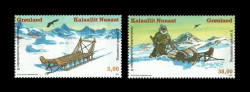 2025 Гренландия 1005-1006 Собачьи упряжки (II)