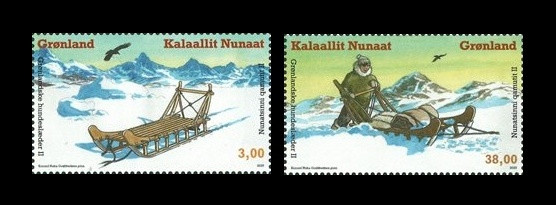 2025 Гренландия 1005-1006 Собачьи упряжки (II)