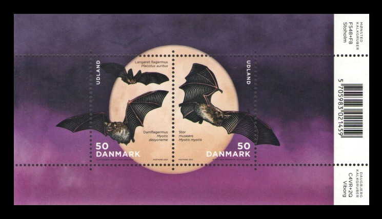 2025 Дания 2149-2150 Фауна. Летучие мыши