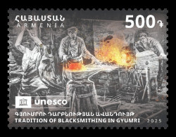 2025 Армения 1461 Нематериальное наследие ЮНЕСКО. Традиция кузнечного ремесла в Гюмри