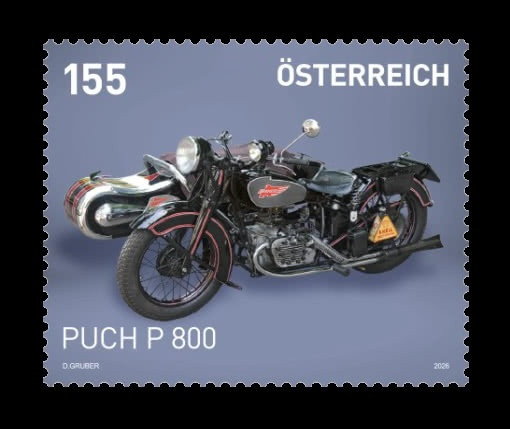 2026 Австрия 3946 Мотоцикл Puch P 800