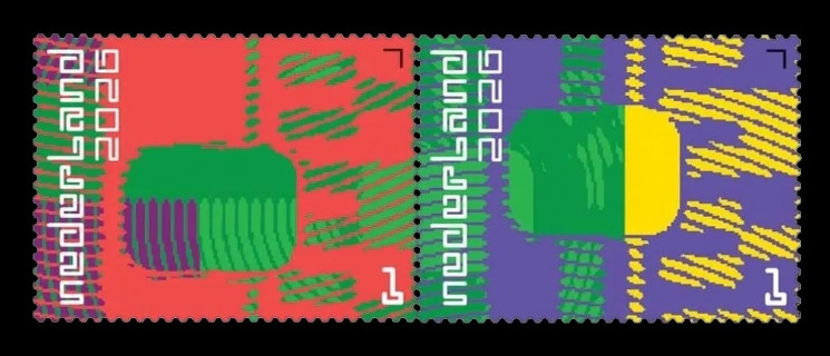 2026 Нидерланды 4448-4449 Новый голландский дизайн. Повторяющиеся воспоминания