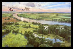 2026 Чехия 1357-1358 Регион Полабье. Река Эльба