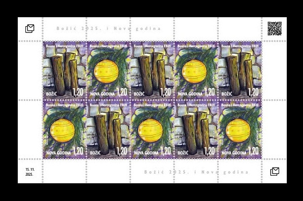 2025 Босния и Герцеговина (хорват.) 691-692 Рождество и Новый год (МЛ)